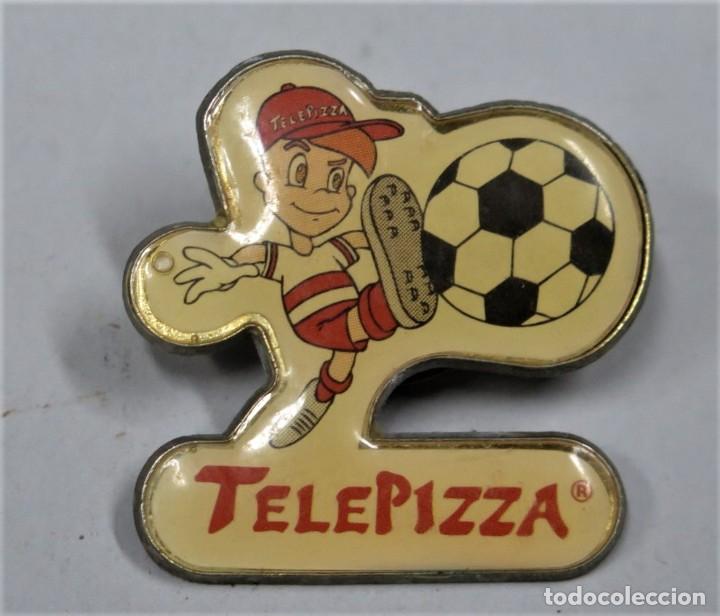 Pin's de collection: PIN. TELEPIZZA. FUTBOL
