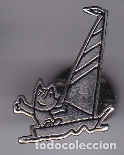 Pins de colecci&oacute;n: PIN DE COBI PLATEADO - VELA DE LAS OLIMPIADAS DE BARCELONA 92 (OLYMPIC GAMES)