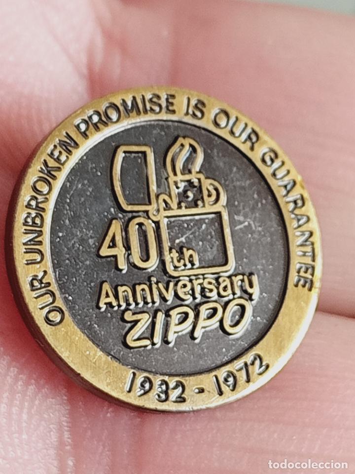 Pins de colecci&oacute;n: ZIPPO MECHERO 40 ANIVERSARI O PIN PINCHO 2 CMS ALTO