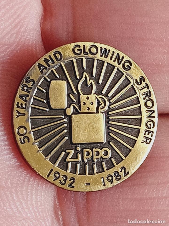 Pins de colecci&oacute;n: ZIPPO MECHERO 50 ANIVERSARI O PIN PINCHO 2 CMS ALTO