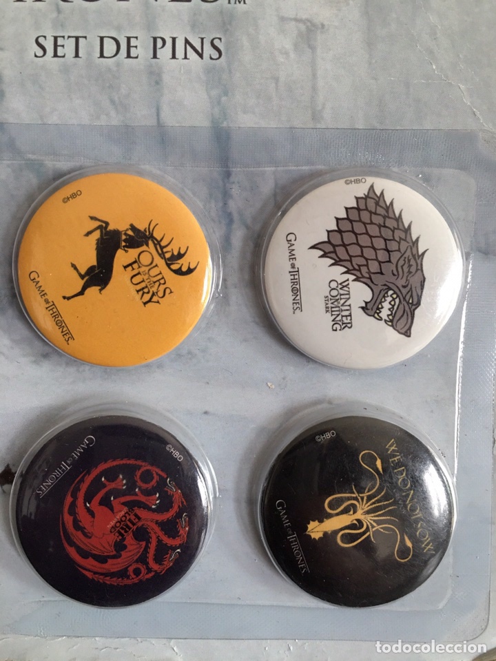 Pins de colecci&oacute;n: JUEGO DE TRONOS - SET DE 8 PINS - Foto 3