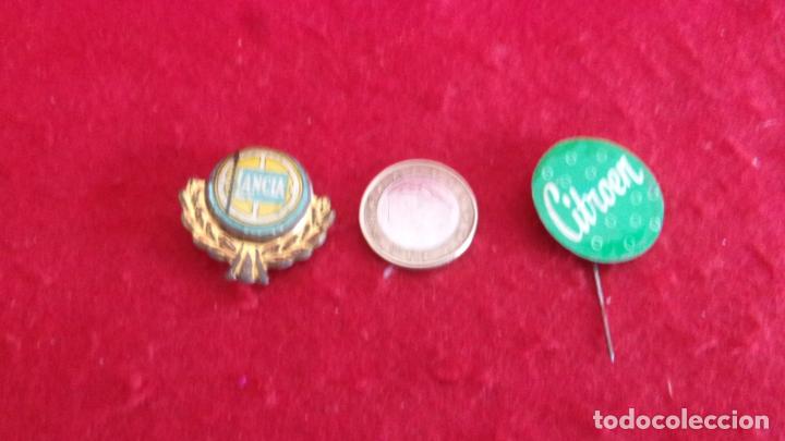 Pins de colecci&oacute;n: 2 antiguos pin lancia y citroen,se envia en una semana
