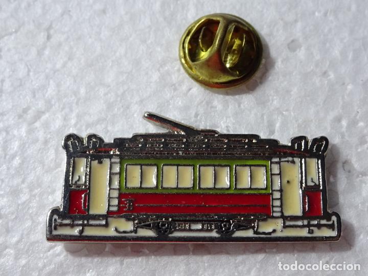 Pins de colecci&oacute;n: PIN DE TRENES FERROCARRILES. ESPA&Ntilde;A. TRANV&Iacute;AS DE BARCELONA ?