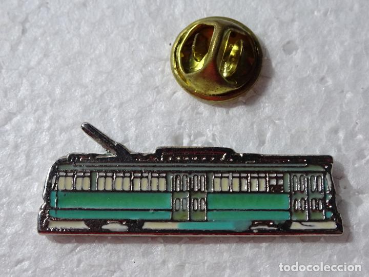 Pins de colecci&oacute;n: PIN DE TRENES FERROCARRILES. ESPA&Ntilde;A. TRANV&Iacute;AS DE BARCELONA ?