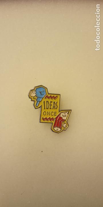 Collection pins: ORIGINAL PIN. IDEAS ONCE.