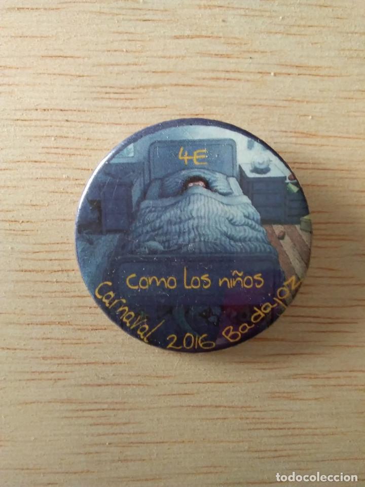 Pins de cole&ccedil;&atilde;o: CHAPA CARNAVAL BADAJOZ 2016 MURGA 4E COMO LOS NI&Ntilde;OS