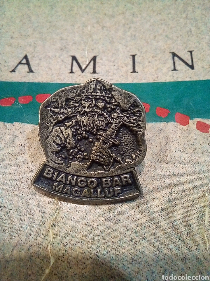 Pins de colecci&oacute;n: Pin 235 IN&Eacute;DITO PINS DISCOTECA MAGALUF IBIZA BIANCO BAR PUB VIKINGO