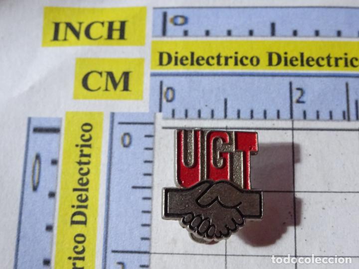 Sammlung von Pins: BROCHE INSIGNIA DE OJAL SOLAPA. POL&Iacute;TICO SINDICAL. UGT SINDICATO