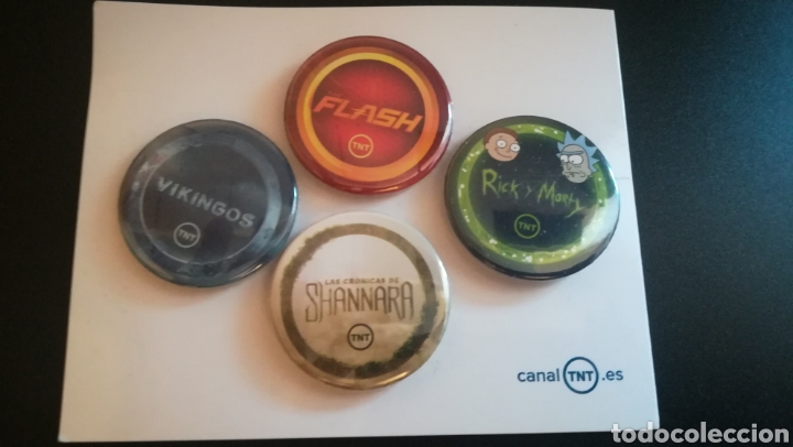 Pins de colecci&oacute;n: CHAPAS CINE TNT FLASH VIKINGOS RICK Y MORTY LAS CR&Oacute;NICAS SHANNARA PINS CHAPA PIN
