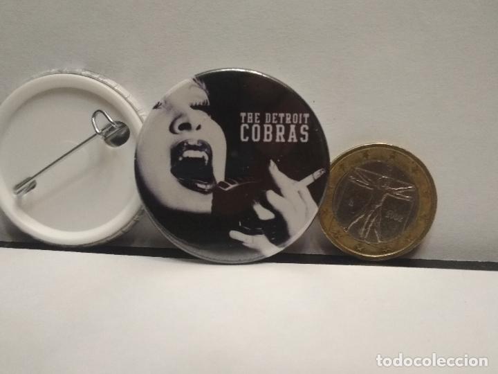 Collection pins: CHAPA BOTON ALFILER PIN O IMAN THE DETROIT COBRAS 38mm PEPETO