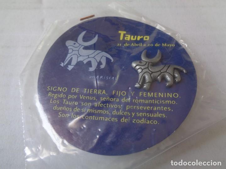 Pins de colecci&oacute;n: ANTIGUO PIN SIGNO DEL ZODIACO HOROSCOPO - TAURO DISE&Ntilde;ADO POR MARISCAL A&Ntilde;OS 90 EN SU BOLSA ORIGINAL