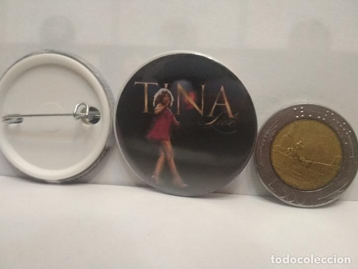 Pins de colecci&oacute;n: CHAPA BOTON ALFILER PIN O IMAN TINA TURNER 38mm PEPETO
