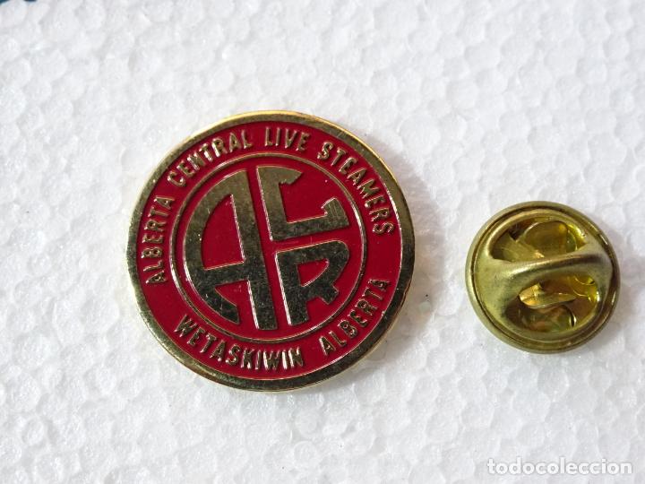 Sammlung von Pins: PIN DE TRENES FERROCARRILES. CANAD&Aacute;. ALBERTA CENTRAL LIVE STEAMERS. WETASKIWIN ALBERTA