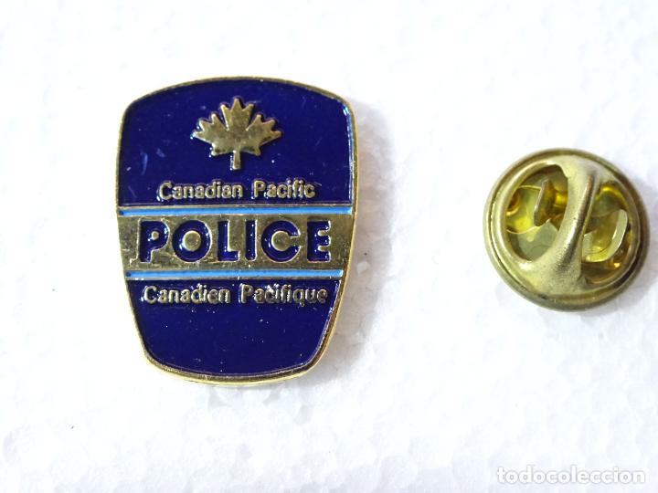 Pins de colecci&oacute;n: PIN DE TRENES FERROCARRILES. CANAD&Aacute; ESTADOS UNIDOS. POLIC&Iacute;A FERROVIARIA CANADIAN PACIFIC