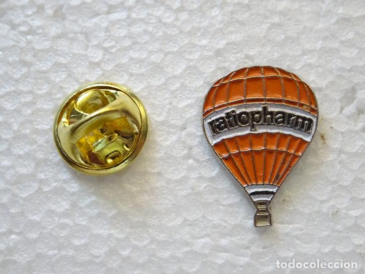 Collection pins: PIN DE GLOBOS AEROST&Aacute;TICOS. GLOBO RATIOPHARM MEDICINAS MEDICAMENTOS