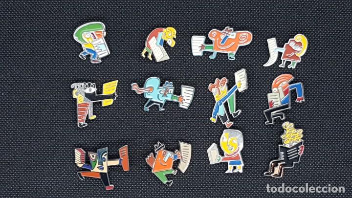 Pins de colecci&oacute;n: 12 PINS DE TIPO COMIC - Foto 1