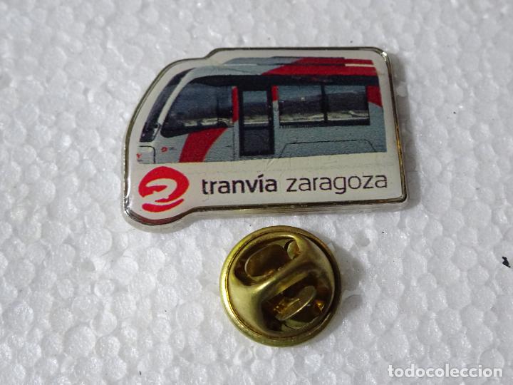 Pins de colecci&oacute;n: PIN DE TRENES FERROCARRILES. ESPA&Ntilde;A. TRANV&Iacute;A DE ZARAGOZA