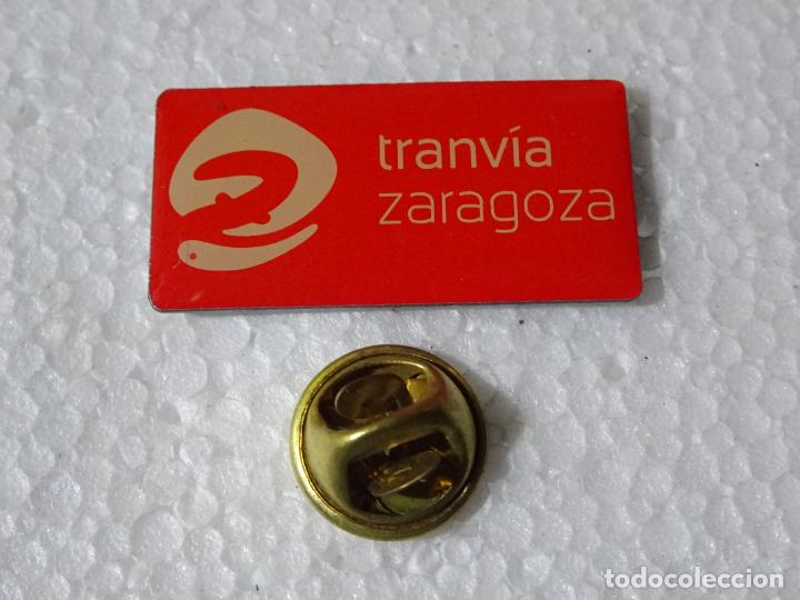 Pins de colecci&oacute;n: PIN DE TRENES FERROCARRILES. ESPA&Ntilde;A. TRANV&Iacute;A DE ZARAGOZA