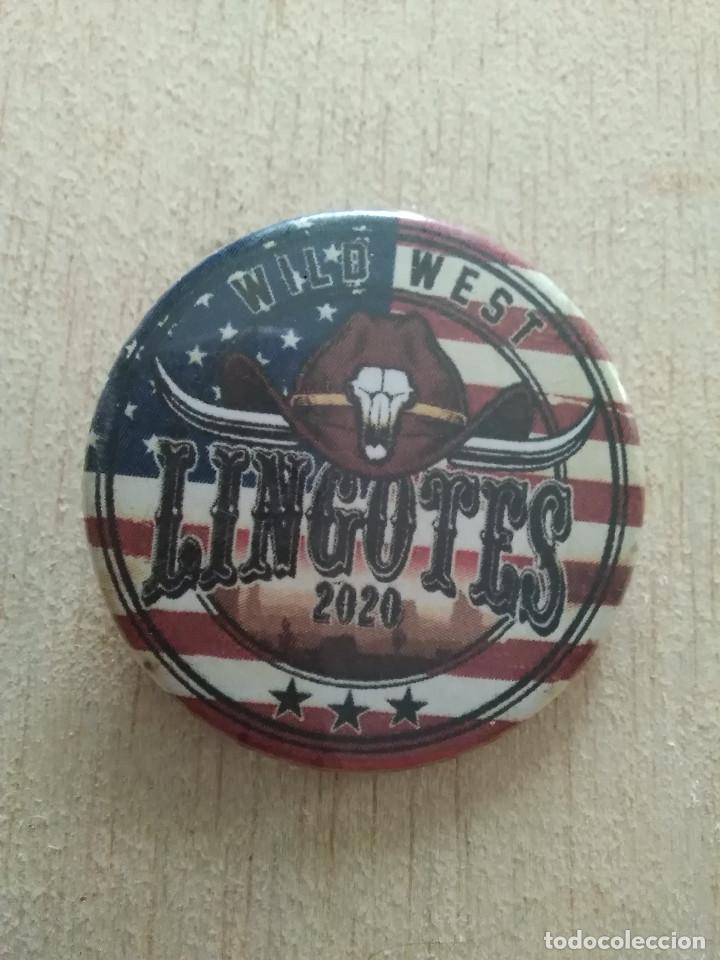 Pins de colecci&oacute;n: CHAPA CARNAVAL DE BADAJOZ COMPARSA LINGOTES 2020 - Foto 1