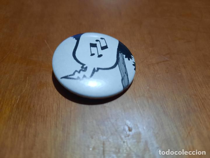 Pins de colecci&oacute;n: BOCADILLO MUSICAL. COMIC. CHAPA PIN. 0,31 MM. DE DI&Aacute;METRO. PARTE DE ATR&Aacute;S MET&Aacute;LICA. DIFICIL