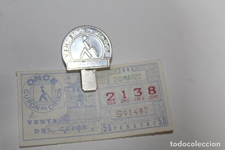 Pins de colecci&oacute;n: PLACA VENDEDOR DE LA ONCE