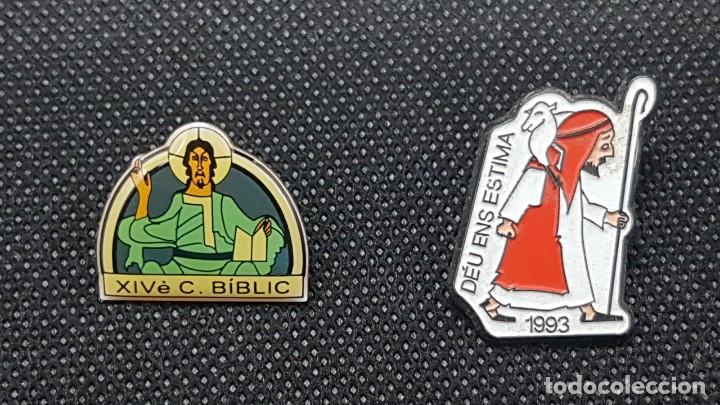 Pins de colecci&oacute;n: 2 Pins religiosos antiguos - Foto 1