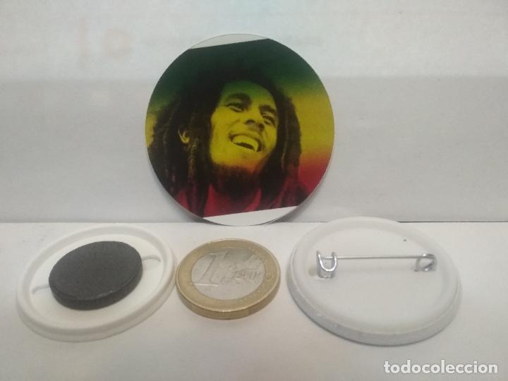 Pins de colecci&oacute;n: CHAPA BOTON ALFILER PIN O IMAN BOB MARLEY 38mm PEPETO
