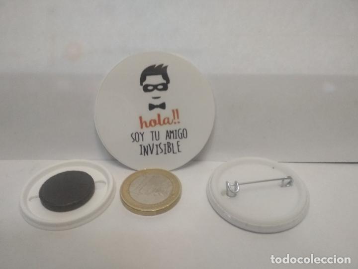 chapa boton alfiler pin o iman hola soy tu amig - Compra venta en  todocoleccion