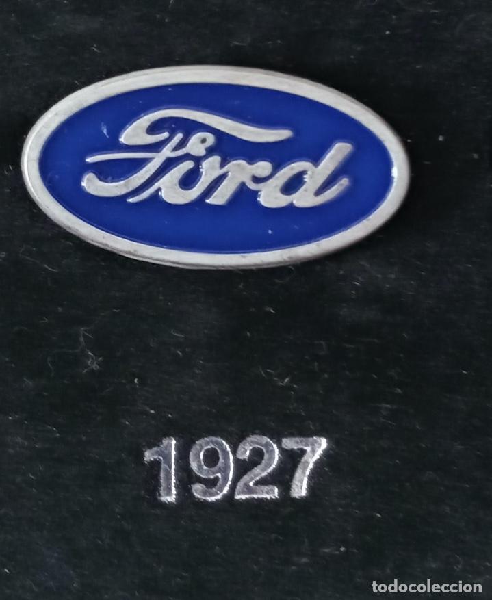 Pins de colecci&oacute;n: Pin r&eacute;plica hist&oacute;rico del &oacute;valo de la marca Ford del a&ntilde;o 1927
