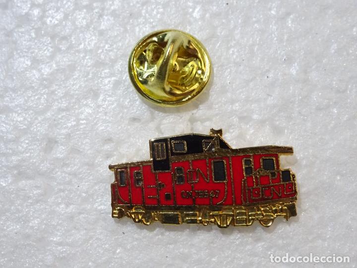 Pins de colecci&oacute;n: PIN DE TRENES FERROCARRILES. CANAD&Aacute; ESTADOS UNIDOS. CANADIAN NATIONAL RAILWAY LOCOMOTORA