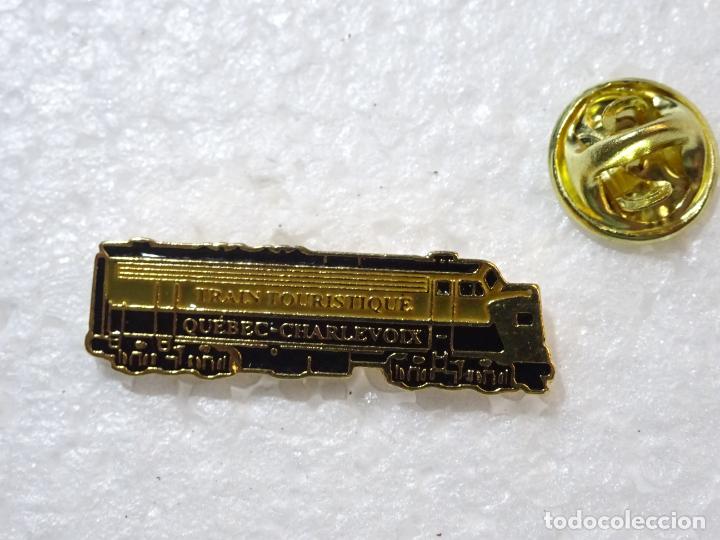 Collection pins: PIN DE TRENES FERROCARRILES. CANAD&Aacute; ESTADOS UNIDOS. TREN TUR&Iacute;STICO QUEBEC CHARLEVOIX