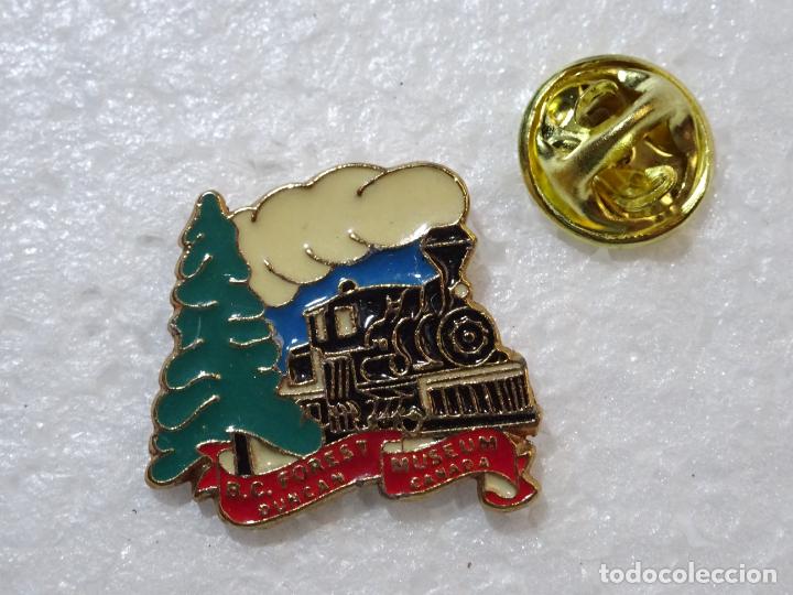 Pins de colecci&oacute;n: PIN DE TRENES FERROCARRILES. CANAD&Aacute; ESTADOS UNIDOS. BC FOREST DUNCAN MUSEUM