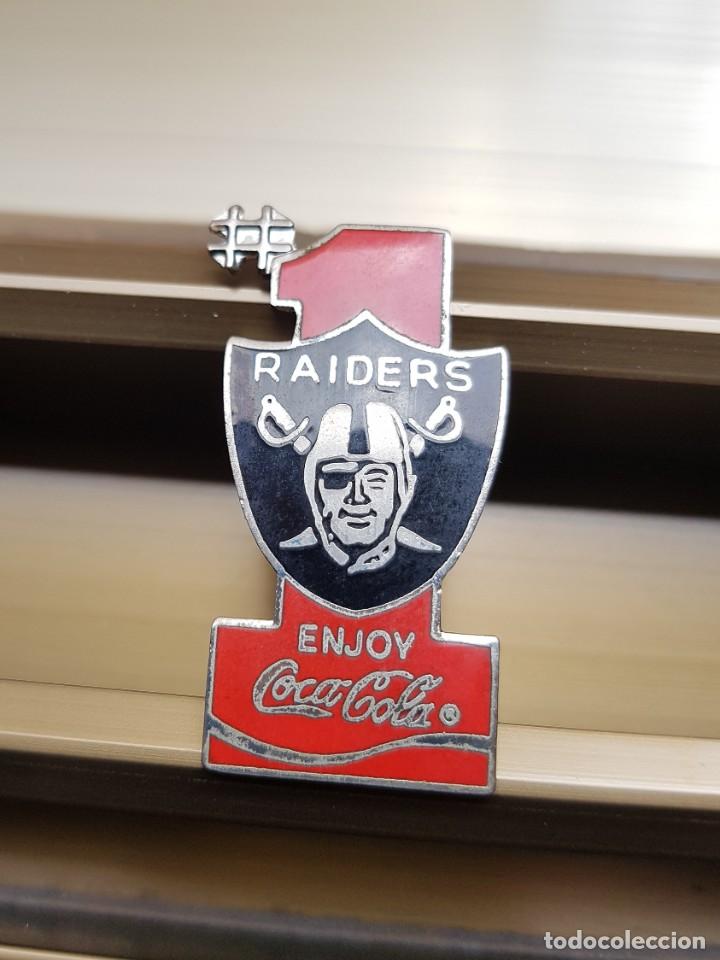 Pins de colecci&oacute;n: PIN RAIDERS COCA COLA - Foto 4