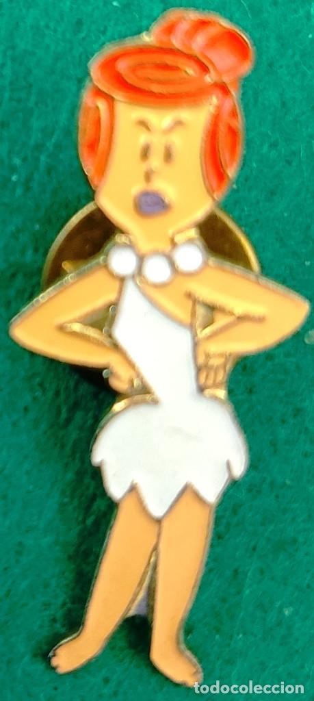 Pins de colecci&oacute;n: PIN DE VILMA PICAPIEDRA, ENFADADA