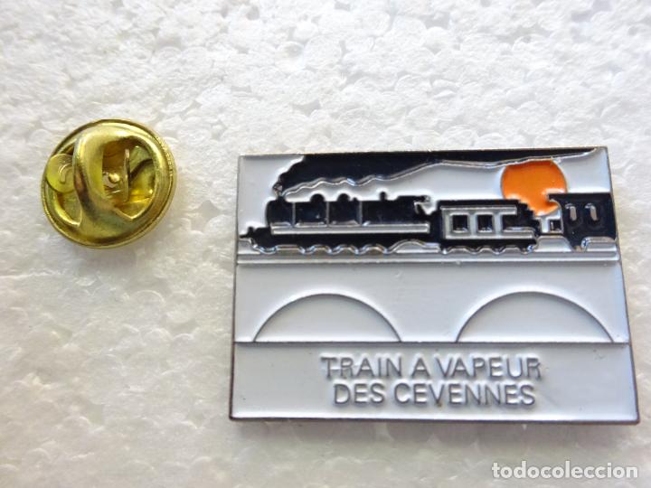 Pins de cole&ccedil;&atilde;o: PIN DE TRENES FERROCARRILES. FRANCIA. TREN A VAPOR DE CEVENNES