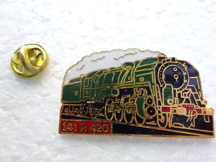 Sammlung von Pins: PIN DE TRENES FERROCARRILES. LOCOMOTORA VAPOR 141R 420