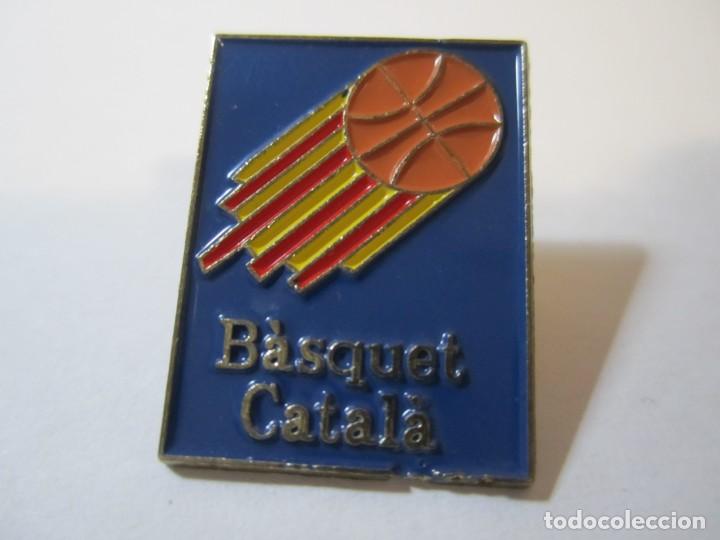 Pins de colecci&oacute;n: pin basquet catala - Foto 1