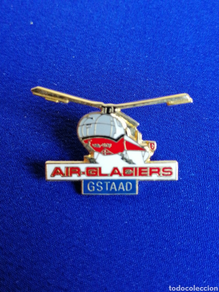 Sammlung von Pins: PIN AIR GLACIERS ESTACI&Oacute;N DE ESQU&Iacute; GSTAAD HELICOTERO