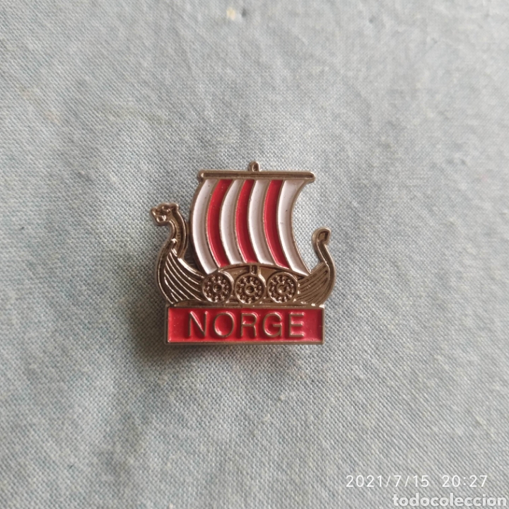 Pins de colecci&oacute;n: Barco vikingo Noruega Norge PIN