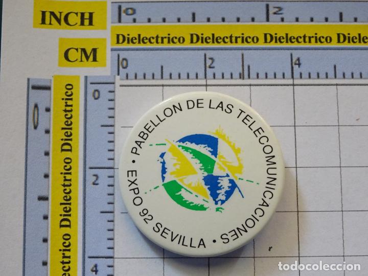 Pins de cole&ccedil;&atilde;o: CHAPA BROCHE DE TURISMO. EXPO 92 1992 PABELL&Oacute;N DE LAS TELECOMUNICACIONES