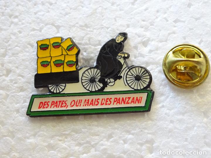 Sammlung von Pins: PIN. BICI CON REMOLQUE. CICLISTA. PASTAS PANZANI