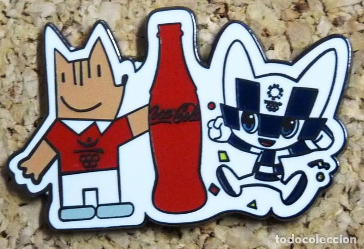 Pins de colecci&oacute;n: Pin Cobi Barcelona 92 Coca Cola Tokyo 2020 Miraitowa Mascotas JJOO