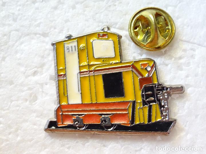 Pins de colecci&oacute;n: PIN DE TRENES FERROCARRILES. ESPA&Ntilde;A. MAQUINARIA MANTENIMIENTO V&Iacute;AS