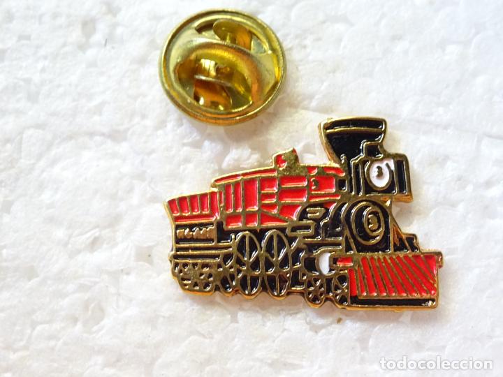 Sammlung von Pins: PIN DE TRENES FERROCARRILES. ESPA&Ntilde;A. LOCOMOTORA VAPOR