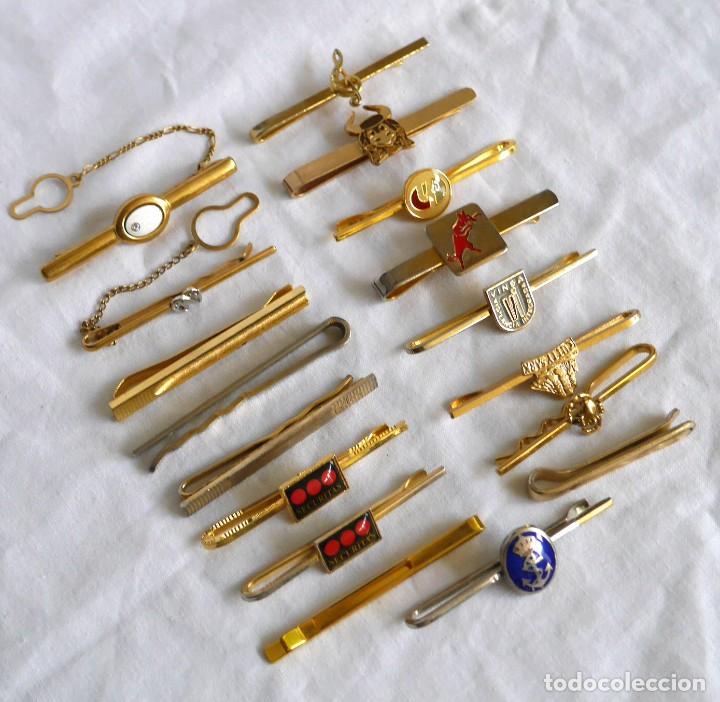 Pins de colecci&oacute;n: 17 pinzas de corbata - Foto 1