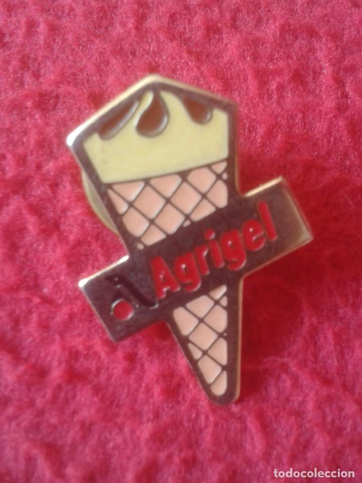 Collection pins: PIN PUBLICIDAD ADVERTISING AGRIGEL HELADO DE CUCURUCHO ICE CREAM...ETC VER FOTO/S...