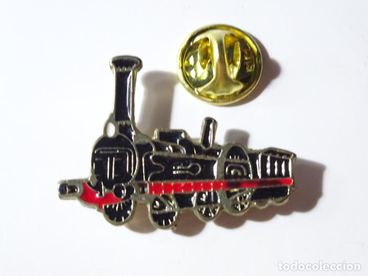 Sammlung von Pins: PIN DE TRENES FERROCARRILES. ESPA&Ntilde;A. LOCOMOTORA ANTIGUA