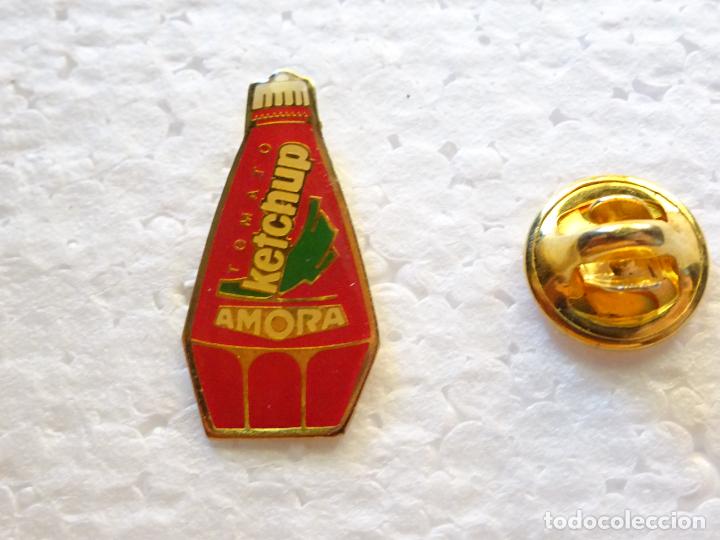 Pins de colecci&oacute;n: PIN DE KETCHUP TOMATE AMORA - Foto 1