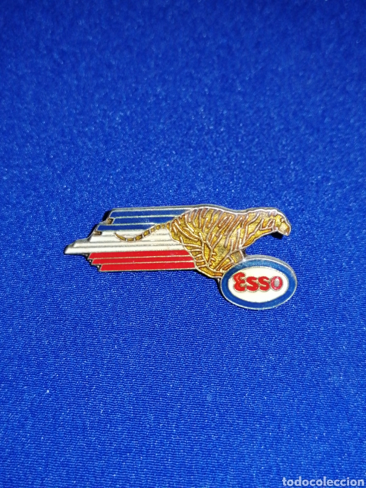 Pins e Spille di collezione: GASOLINERA ESO LOGO CON TIGRE Y BANDERA FRANCESA PIN