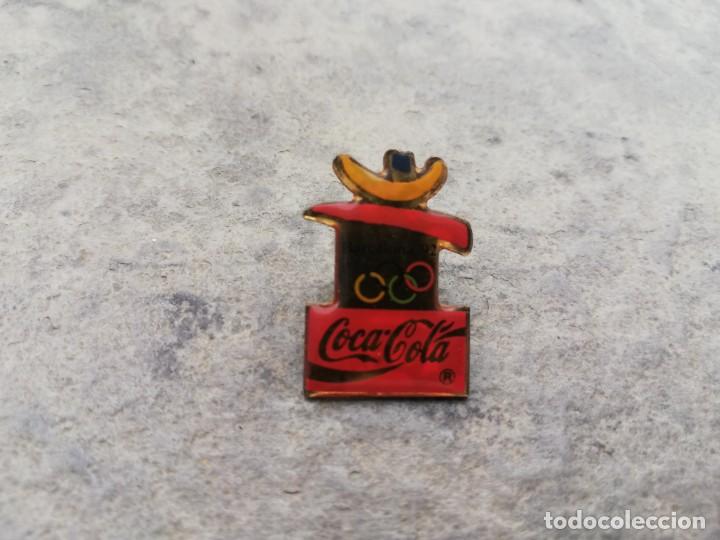 Pins de colecci&oacute;n: PIN DE COCACOLA CON EL LOGOTIPO DE LAS OLIMPIADAS DE BARCELONA 92 A&Ntilde;OS 90